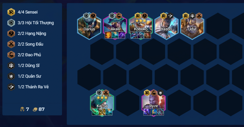 Cách roll giữa game để nâng cấp đội hình Kai'sa Sensein