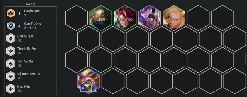 Giai đoạn đầu game với Smolder Can Trường