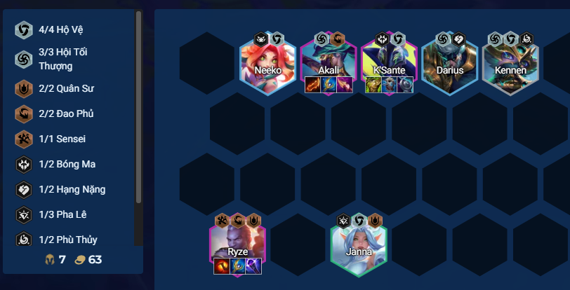 Giữa game đội hình Akali Carry Chốt bài giữa trận với Akali chuẩn trang bị