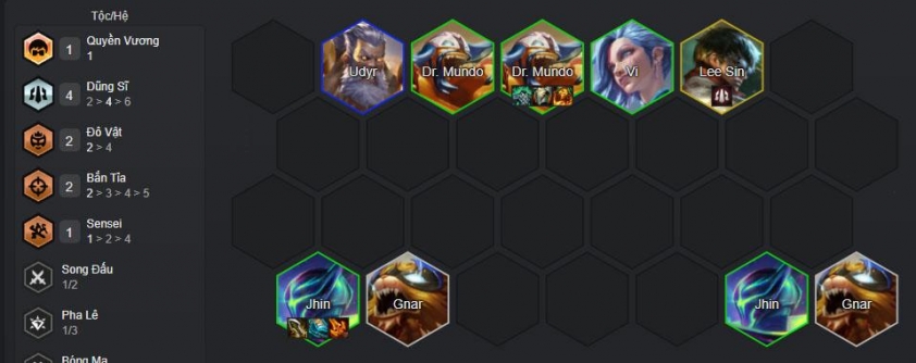 Đội hình Jhin phân thân trong DTCL mùa 15