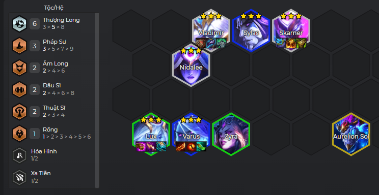 Đội hình Lux Thượng Long DTCL Mùa 7.5 Cách chơi đội hình Lux Thượng Long DTCL Mùa 7.5