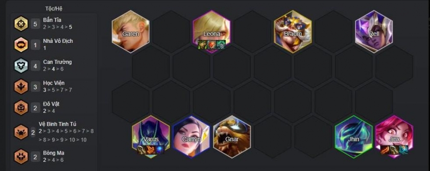 Giai đoạn cuối game với đội hình Varus Can Trường Cuối game Varus Can Trường DTCL mùa 15