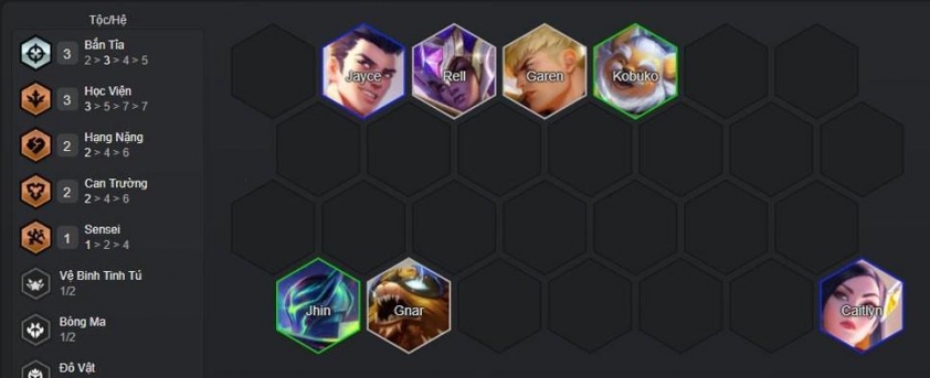 Giai đoạn giữa game Varus Can Trường Giữa game với đội hình Varus Can Trường