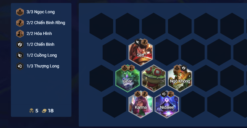 Đặt tướng đầu game quanh tượng Ngọc Long Bố trí tướng đầu game Shi Oh Yu Ngọc Long