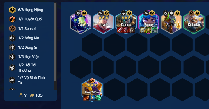Chiến thuật giữa game với Kog'Maw Hạng Nặng