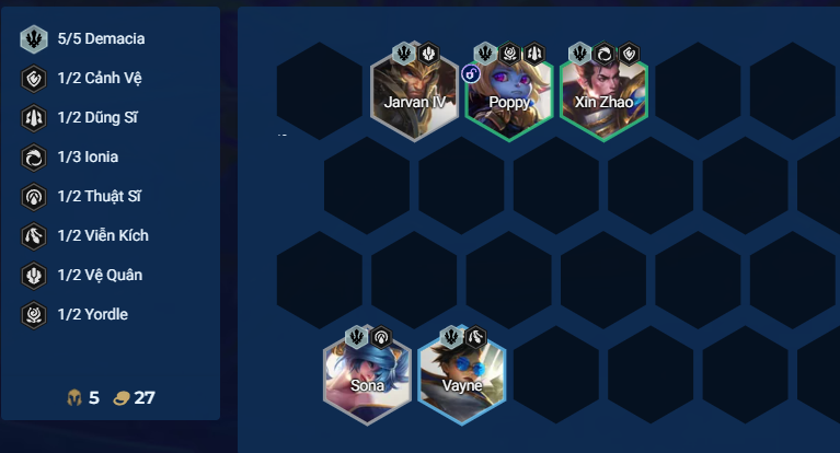 Chiến thuật đầu game với đội hình Demacia Hướng dẫn xây dựng đội hình Demacia giai đoạn đầu game