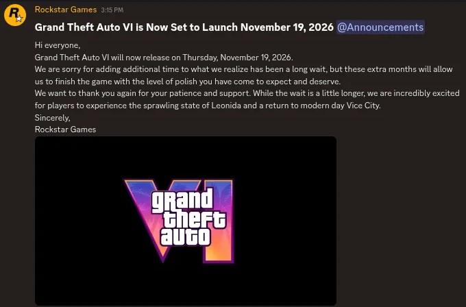 Thông báo trì hoãn GTA 6 ảnh hưởng thị trường