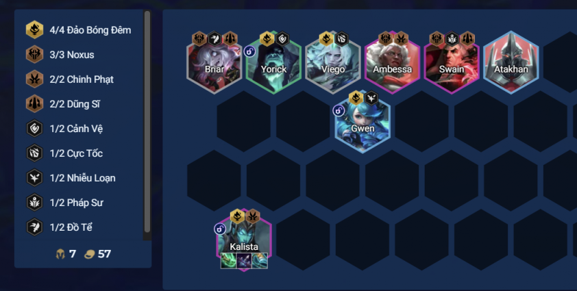 Phát triển đội hình giữa game Giai đoạn giữa game Kalista Chinh Phạt