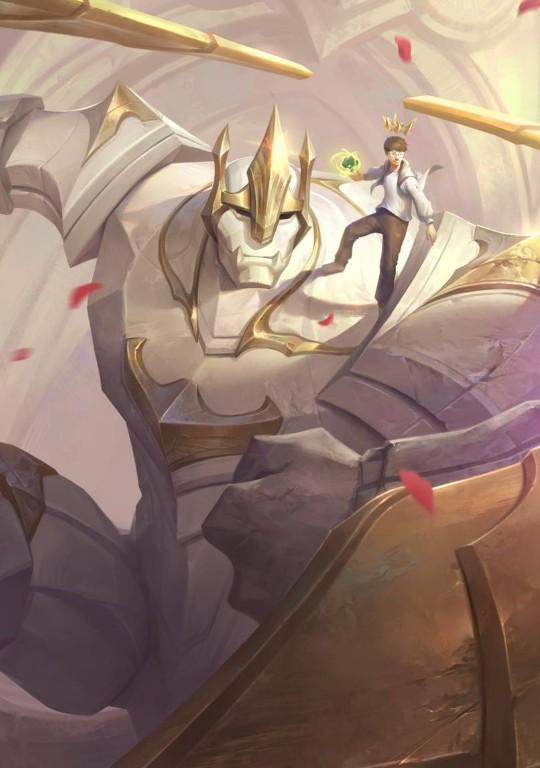 Faker cùng Galio Faker sử dụng Galio trong các trận đấu quan trọng