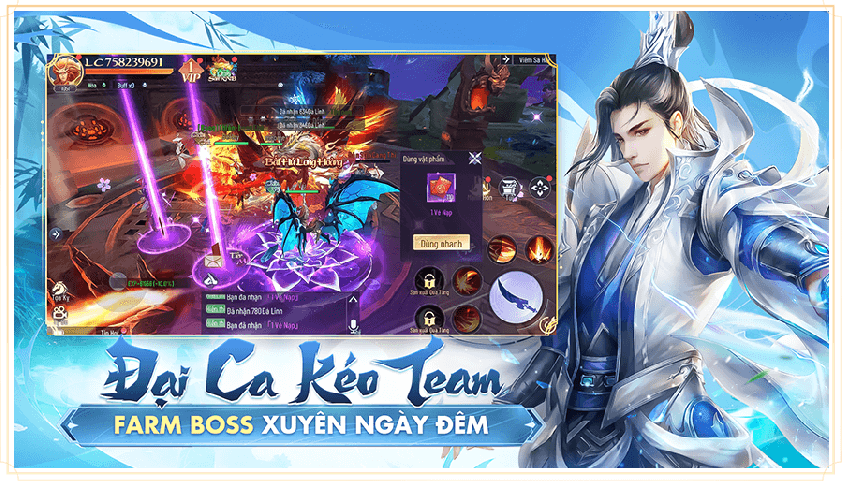 Hoạt động săn boss trong game