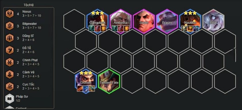 Đội hình song sát Draven Gangplank