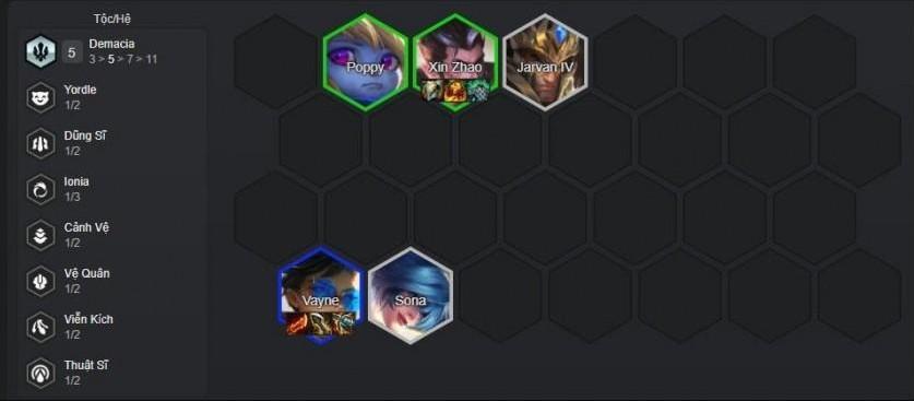 Chiến thuật đầu game cho đội hình Vayne Kai'Sa
