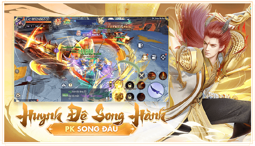 Cảnh chiến đấu sôi động