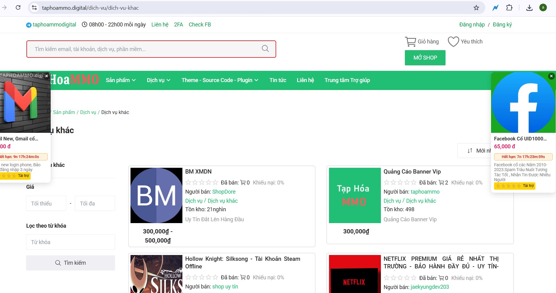 Chợ mua bán tài khoản online và xu hướng tìm kiếm tài nguyên số theo cách có hệ thống hơn